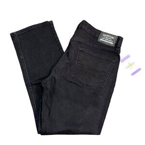 Signature by Levi Strauss Mens 36x30 Black Skinny Jeans Stretch Denim Skater